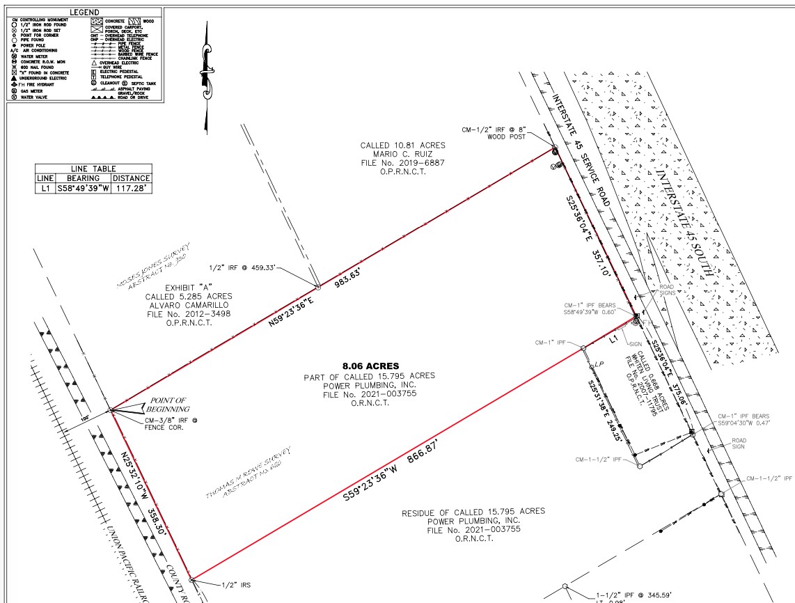 Tbd 8.06 Interstate 45 Highway Rice TX 75155