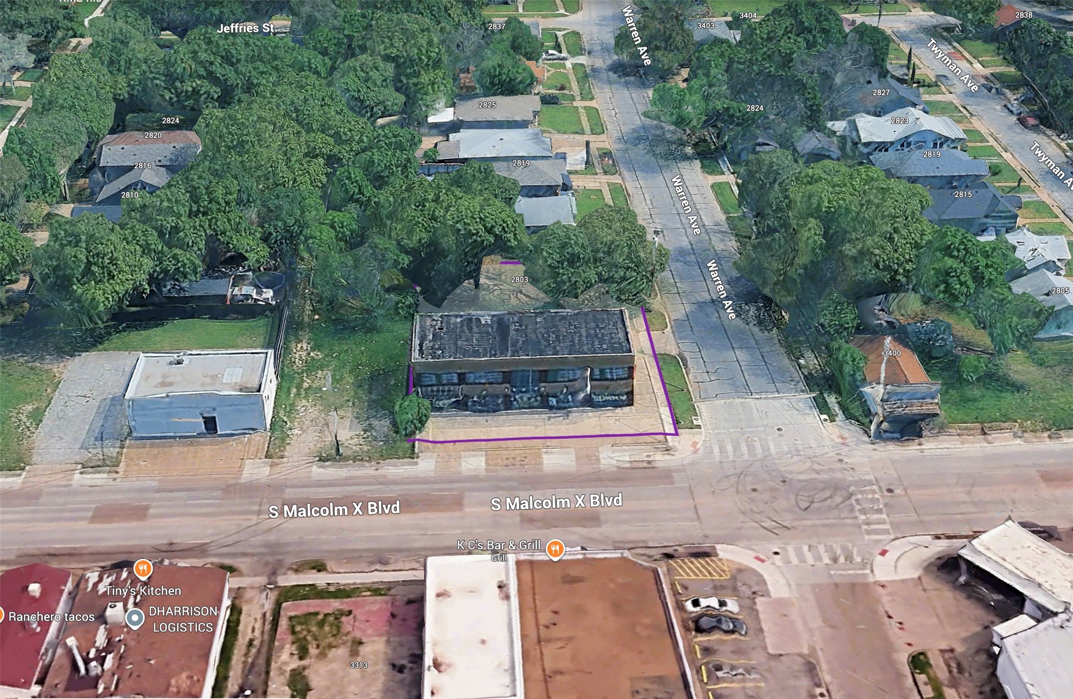 3316 S Malcolm X Boulevard Dallas TX 75215