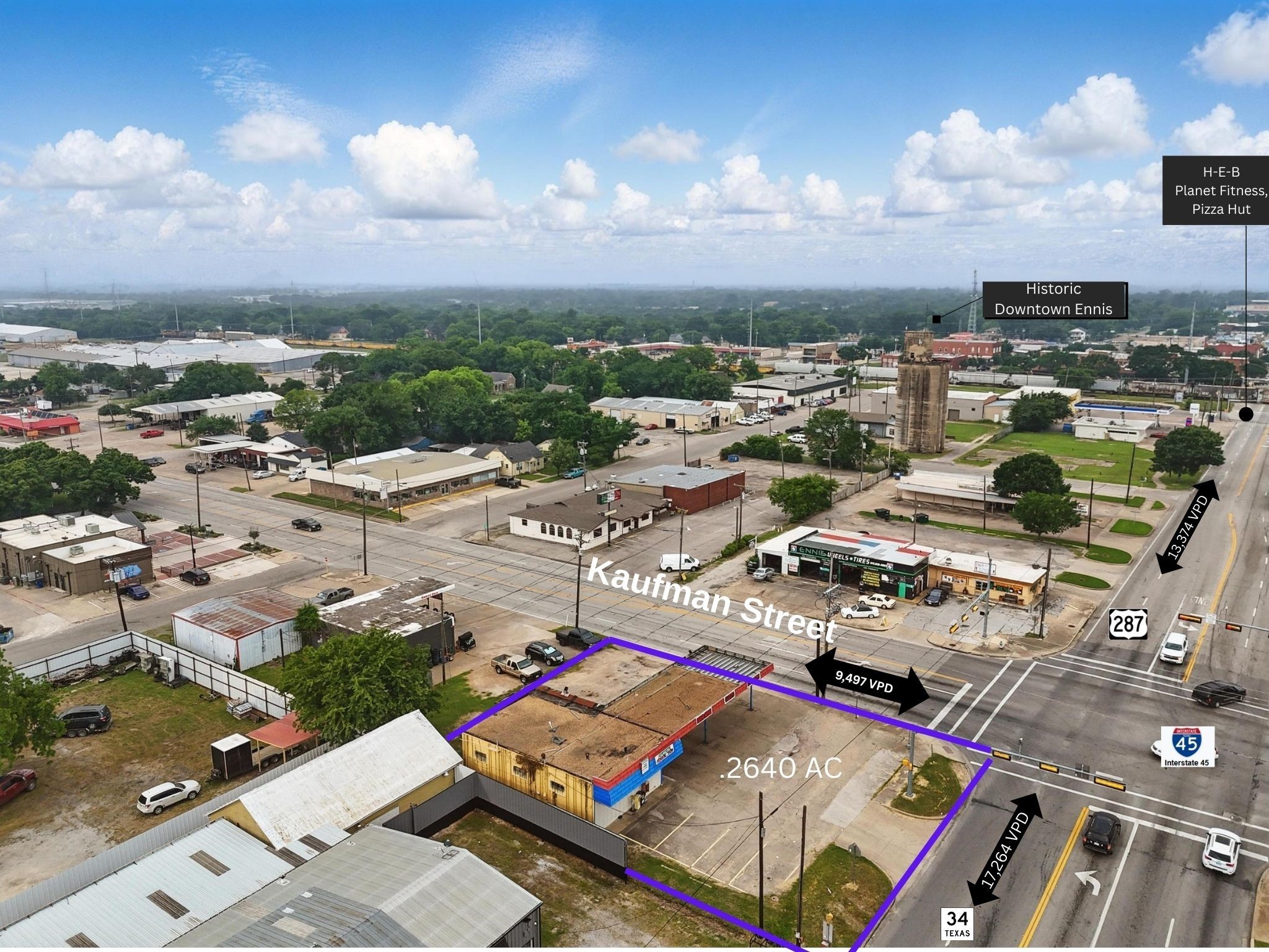 100 S Kaufman Street Ennis TX 75119