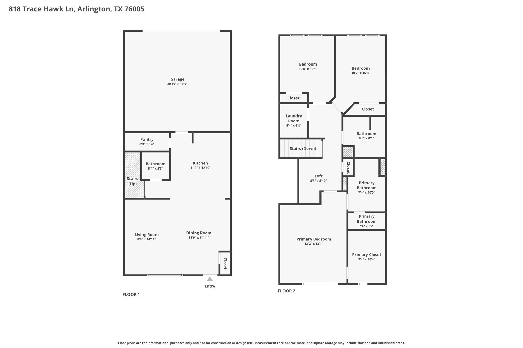 818 Trace Hawk Lane Arlington TX 76005
