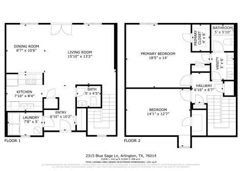 2315 Blue Sage Lane Arlington TX 76014