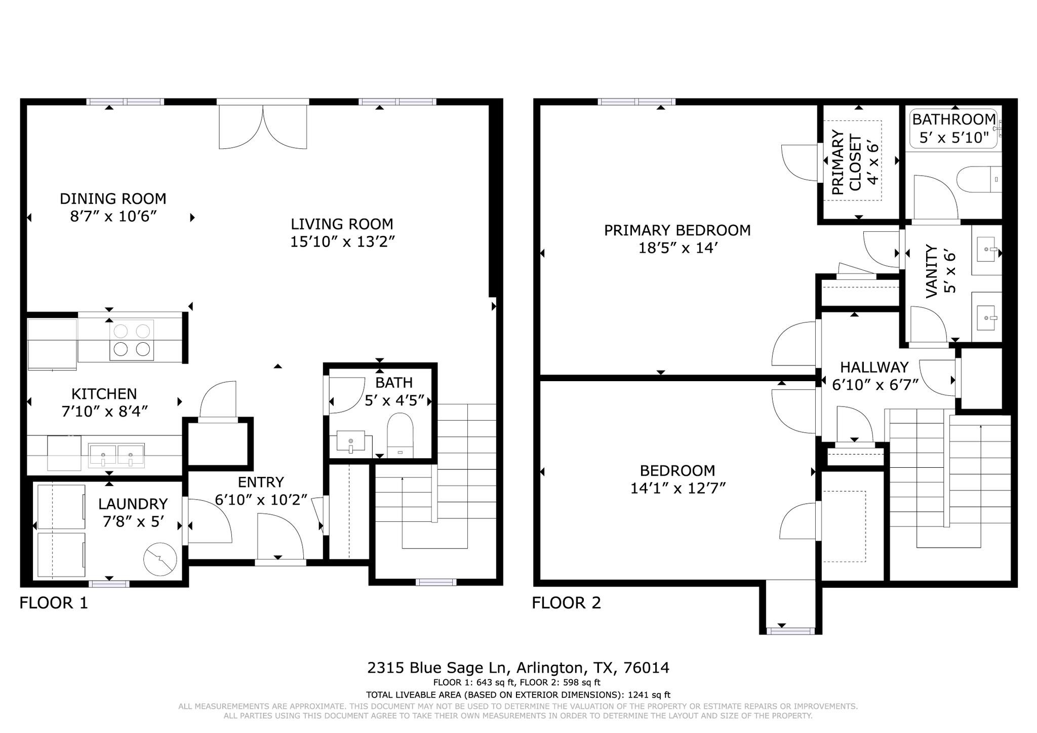 2315 Blue Sage Lane Arlington TX 76014