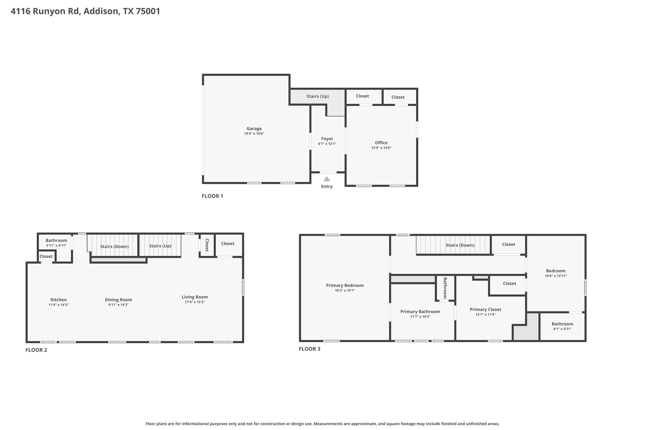 4116 Runyon Road Addison TX 75001