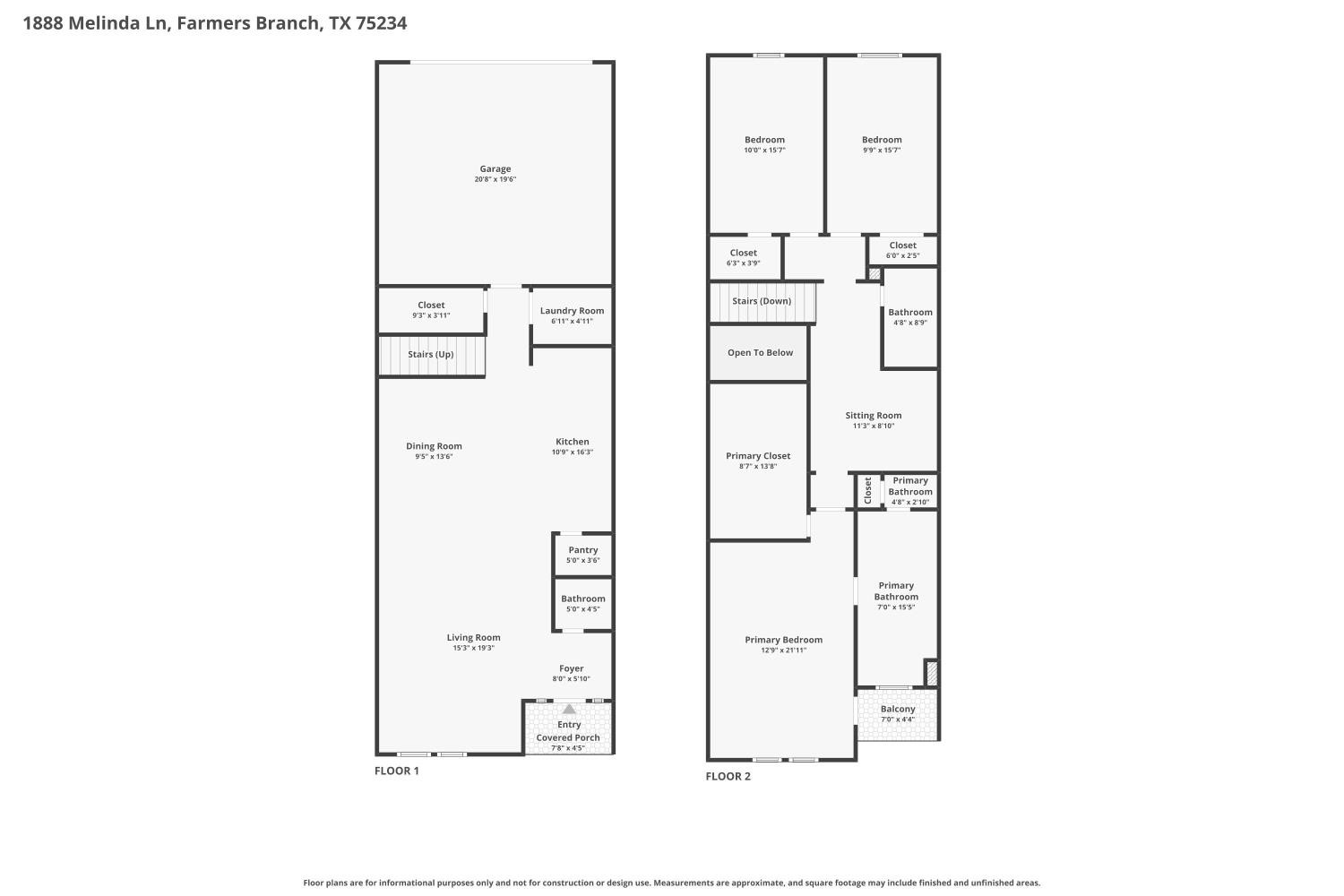 1888 Melinda Lane Farmers Branch TX 75234