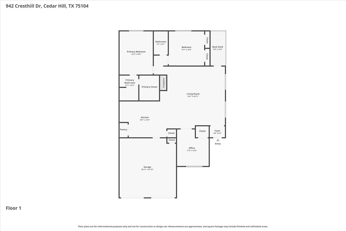 942 Cresthill Drive Cedar Hill TX 75104