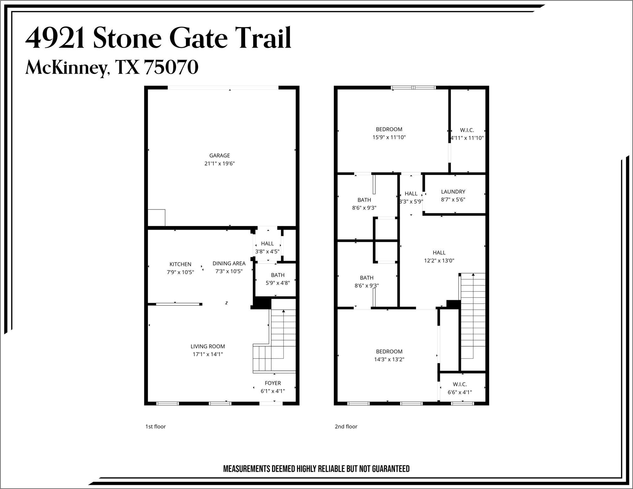 4921 Stone Gate Trail Mckinney TX 75070