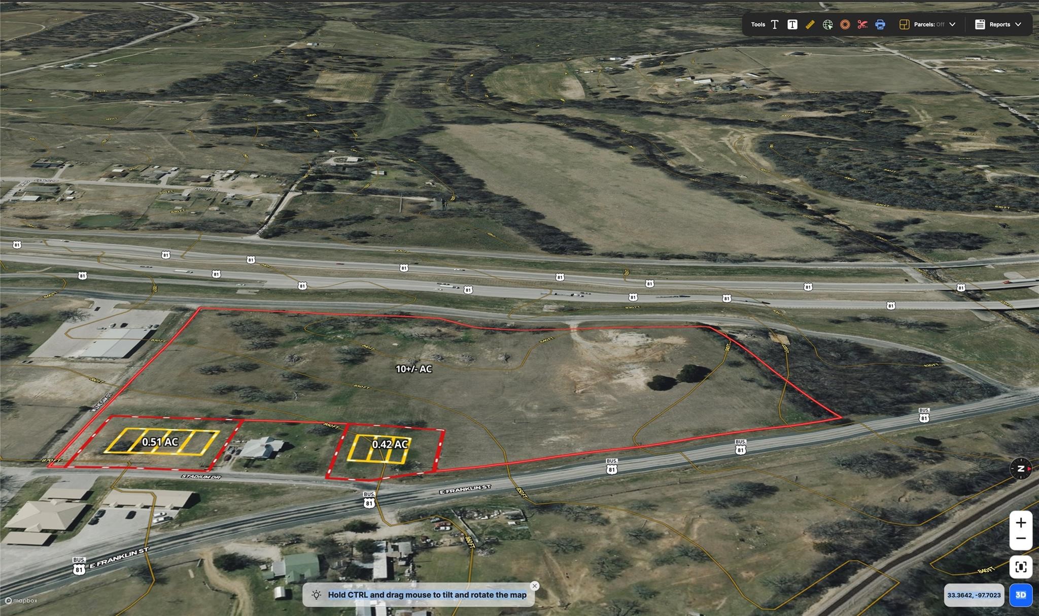 Tbd Stadium Drive Alvord TX 76225