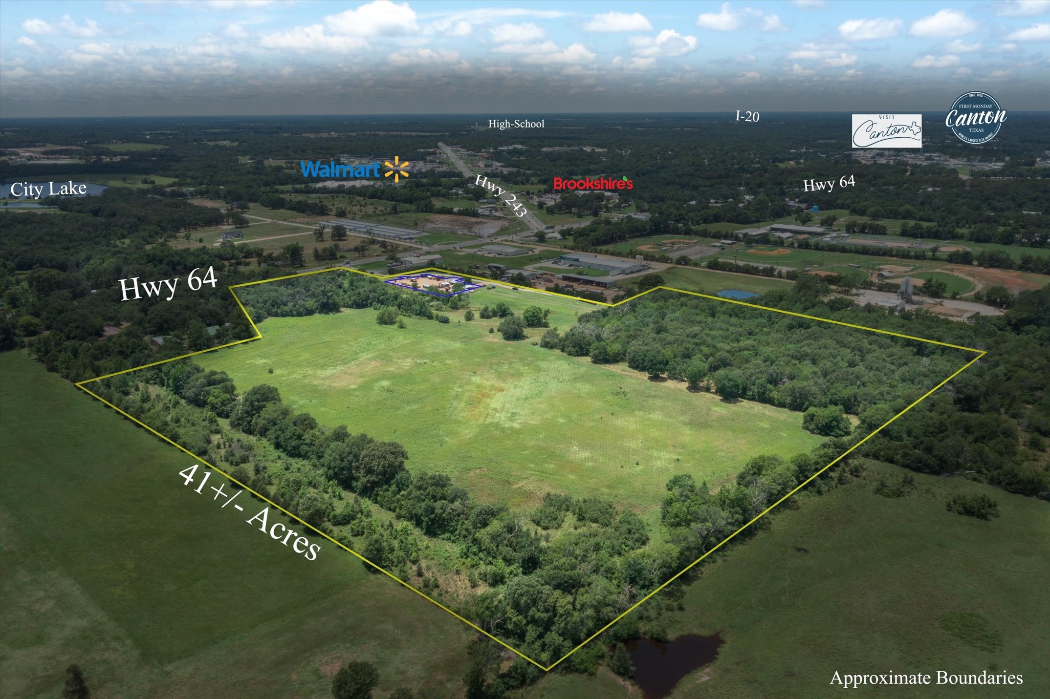41.85 Acres State Highway 64 Canton TX 75103
