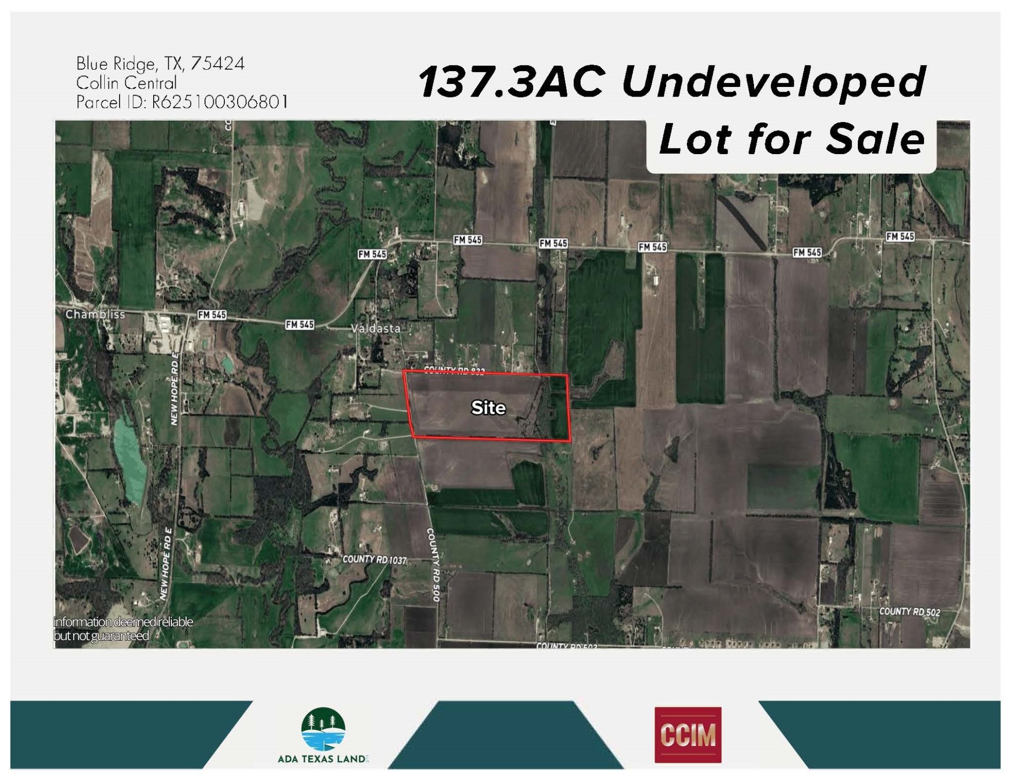 Tbd 137.3ac County Road 832 Blue Ridge TX 75424