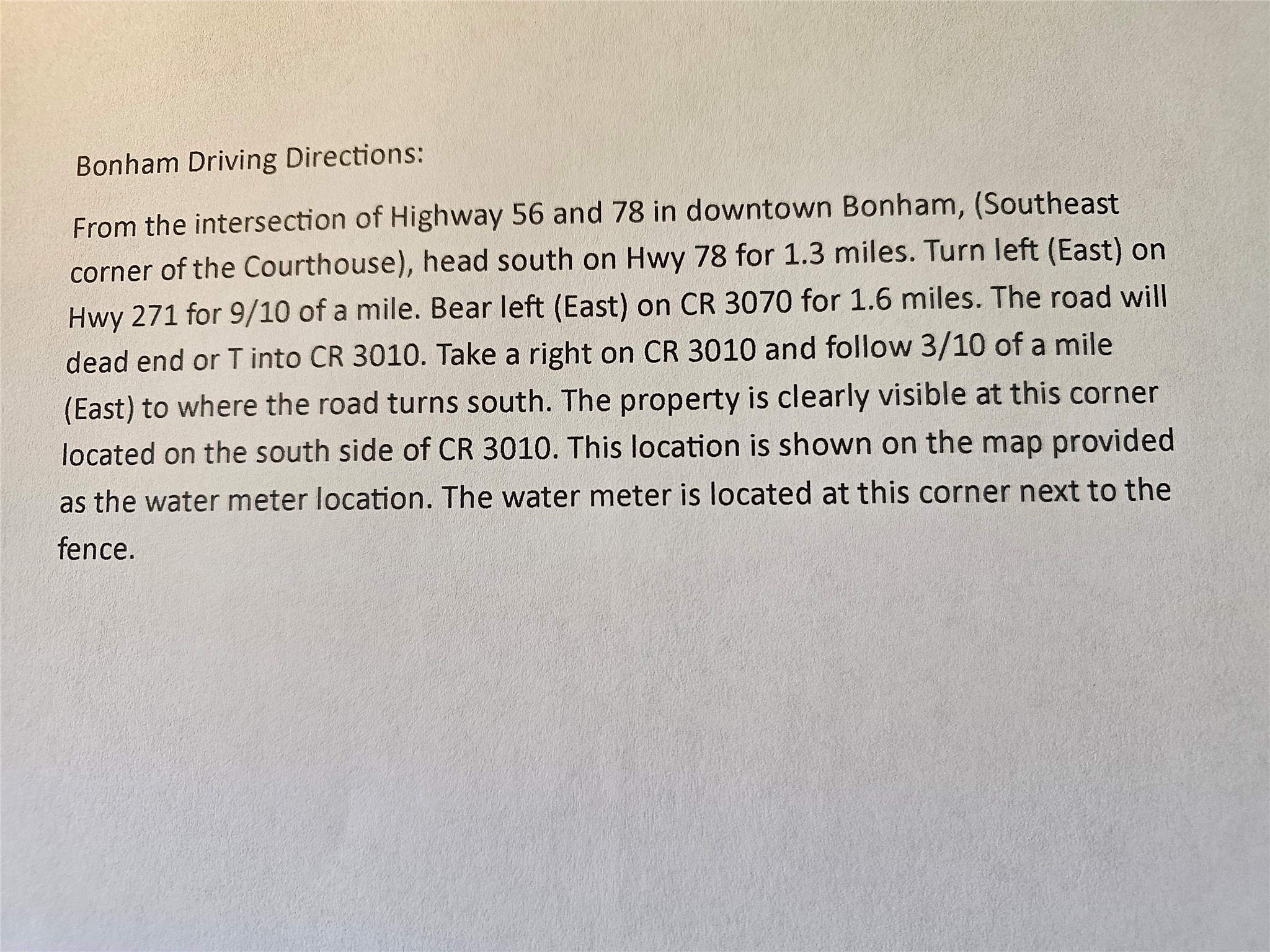 0000 County Road 3010 Bonham TX 75418