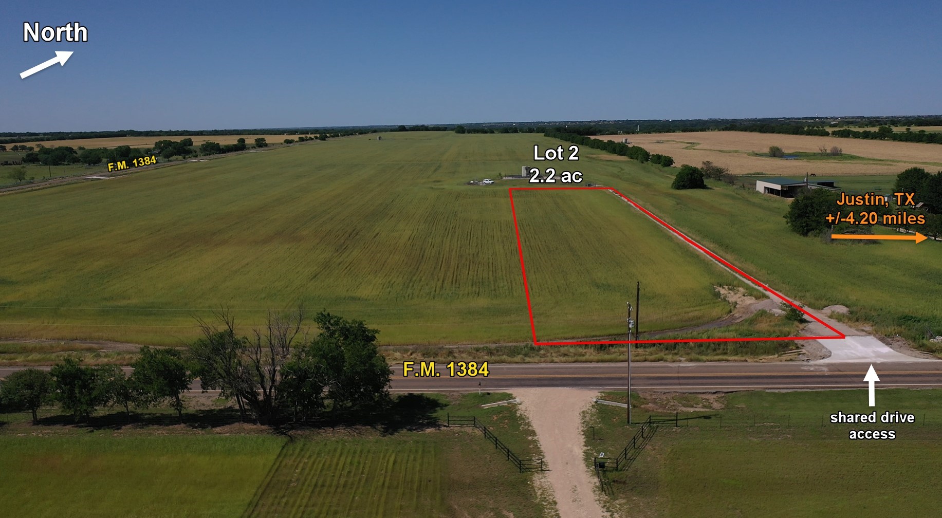 Lot 2 F.m. 1384 Justin TX 76247