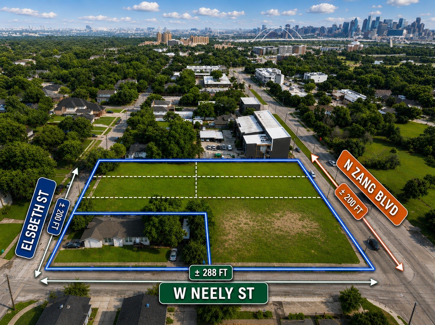 1.402 Acres North Zang Boulevard Dallas TX 75208
