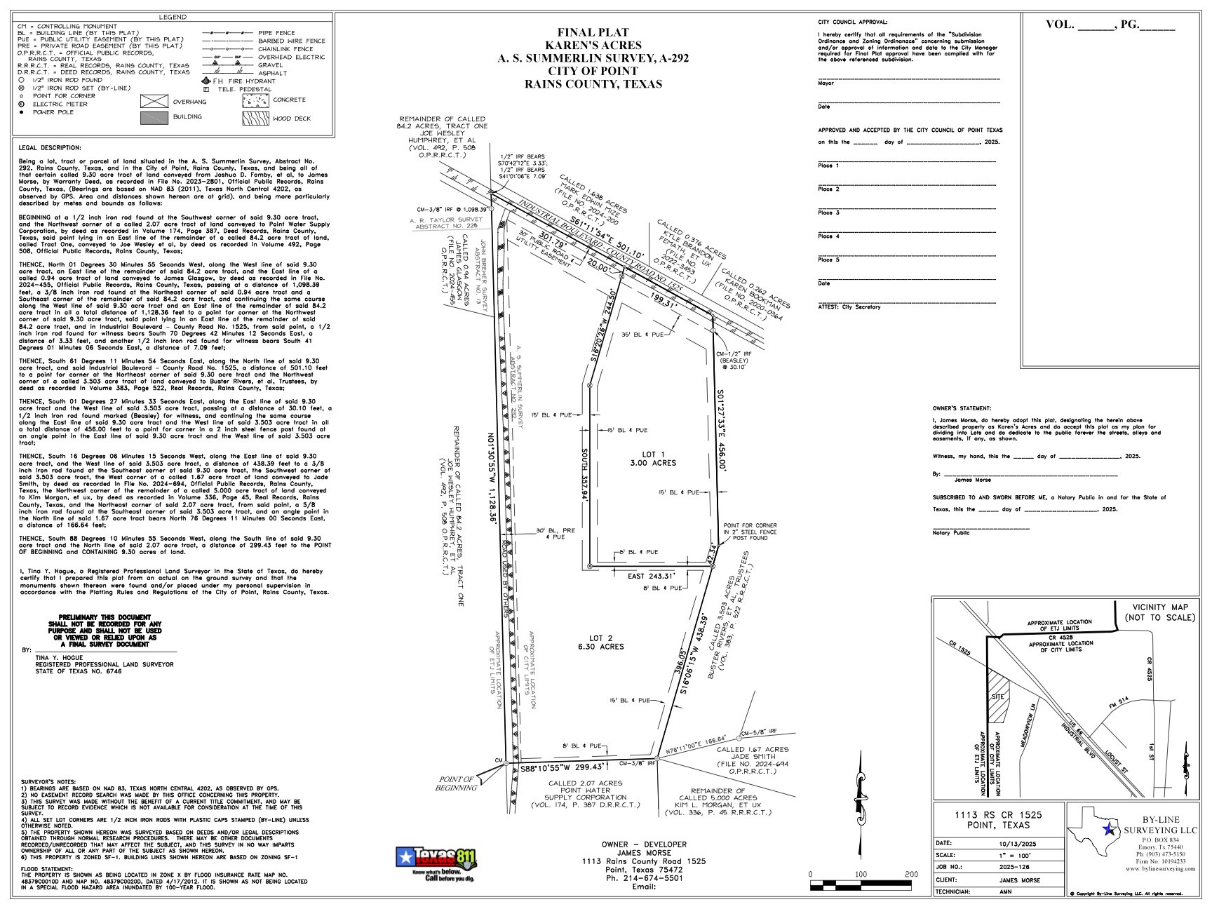 1049 Industrial Boulevard Point TX 75472