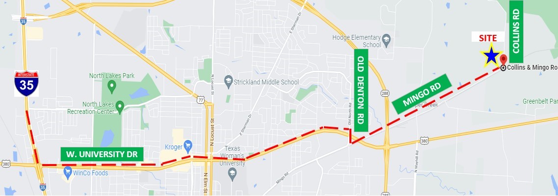 11.71 Ac Mingo & Collins Road Denton TX 76208