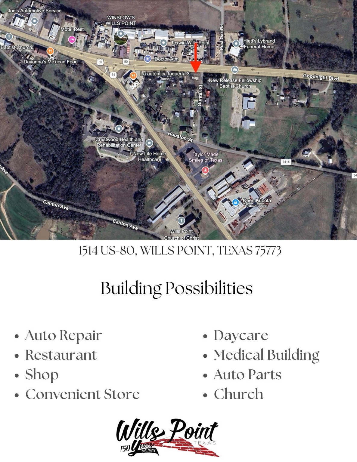1514 E Us-80 Wills Point TX 75773
