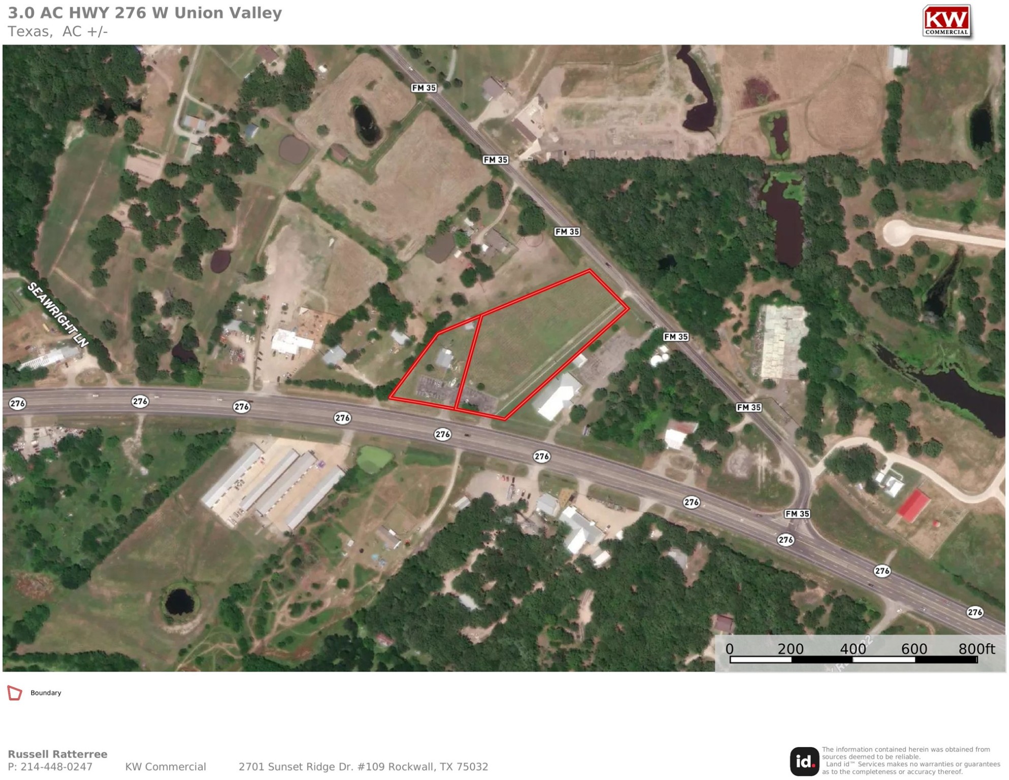 3 Acs Tx-276 Union Valley TX 75189