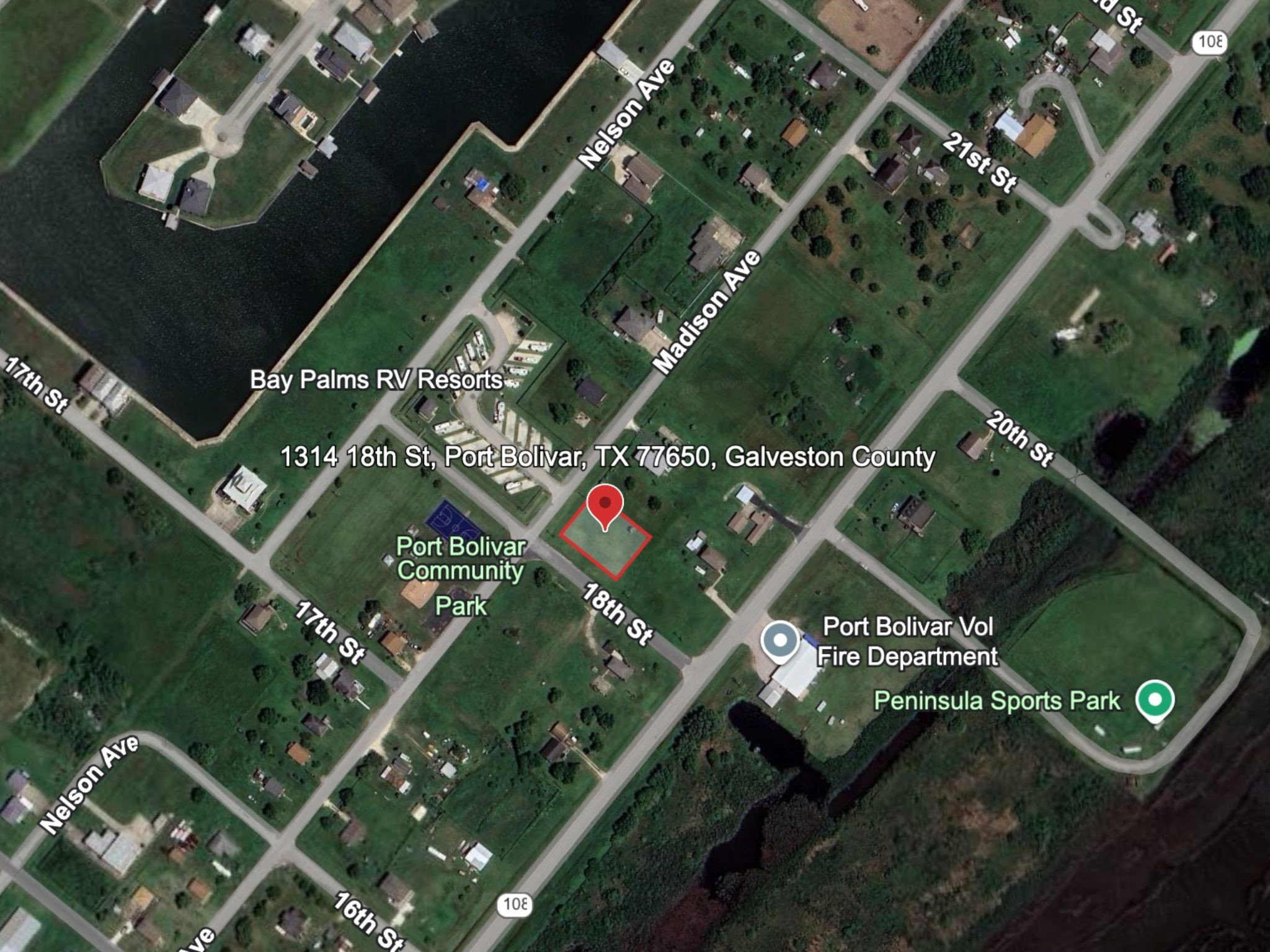 1314 18th Street Port Bolivar TX 77650