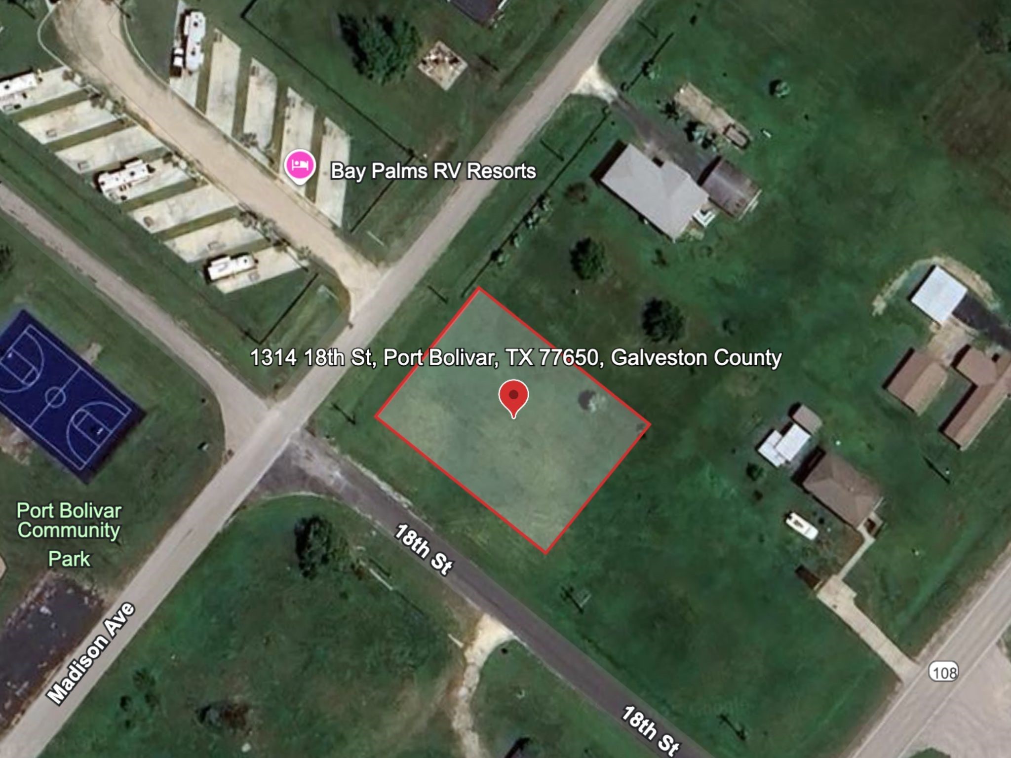 1314 18th Street Port Bolivar TX 77650