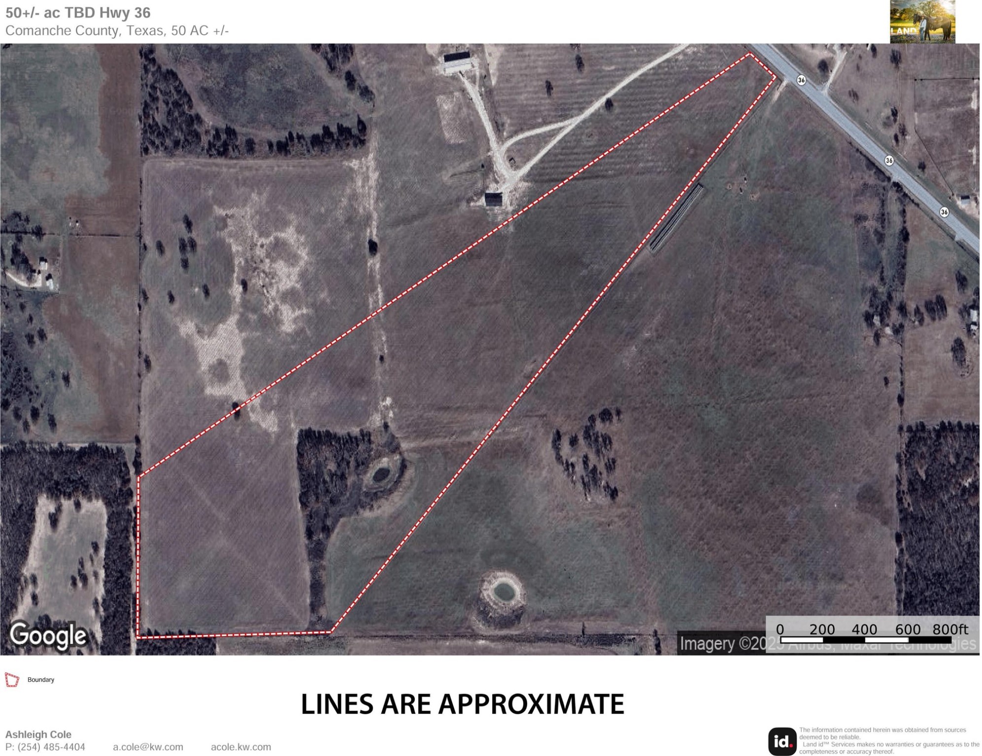 Tbd Highway 36 50 Ac+/- Comanche TX 76442