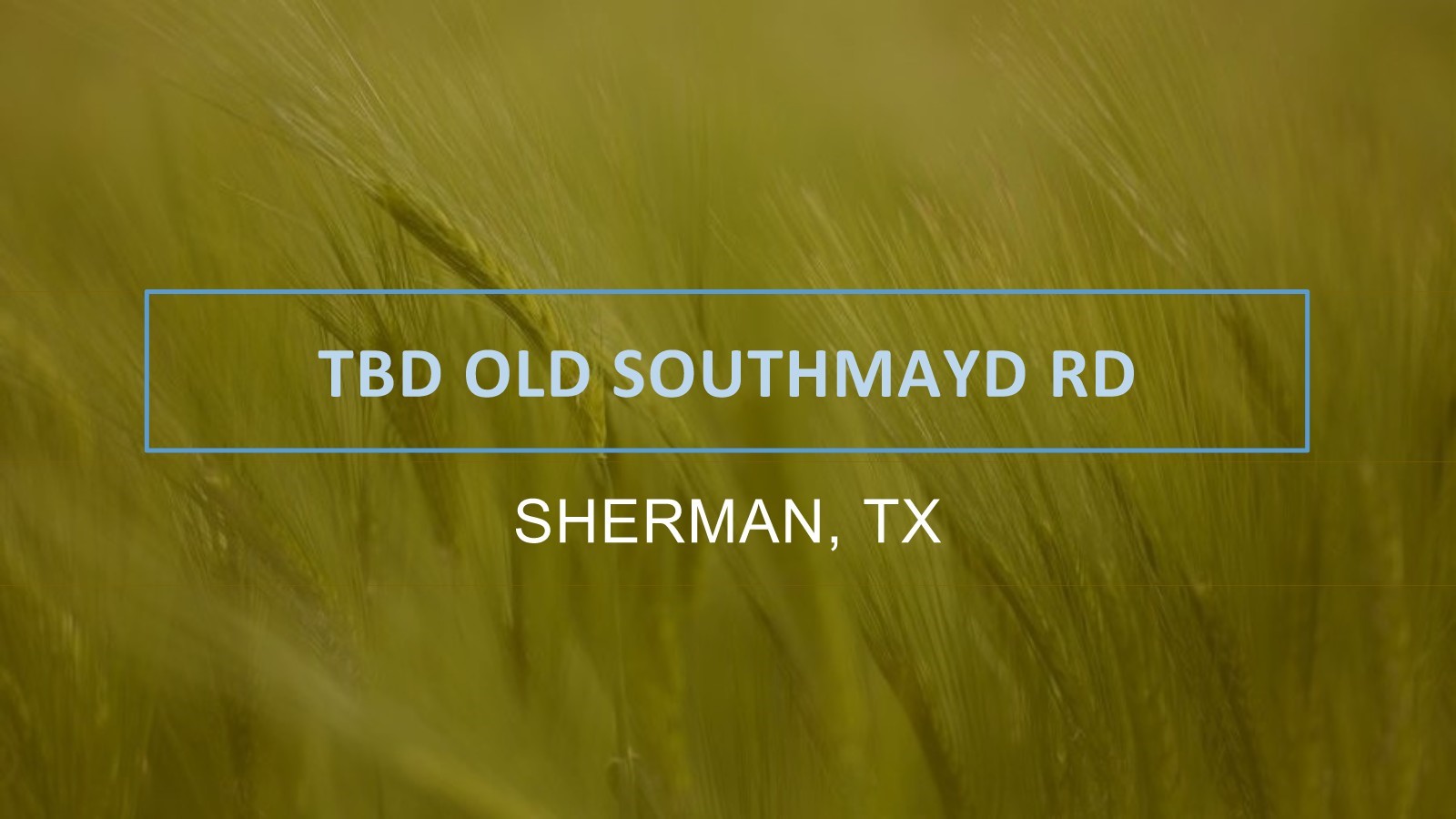 Tbd Old Southmayd Road Sherman TX 75092