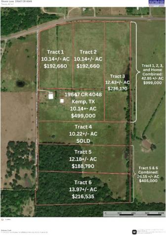 Tract 6 Cr 4048 Kemp TX 75143