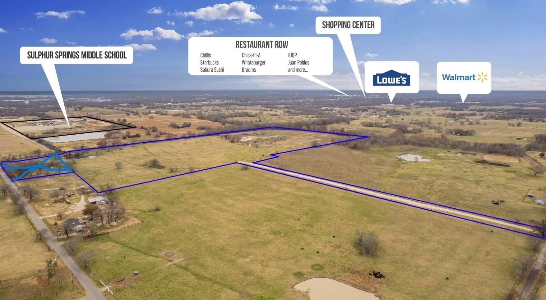 47.798 Acres County Road 1103 Sulphur Springs TX 75482