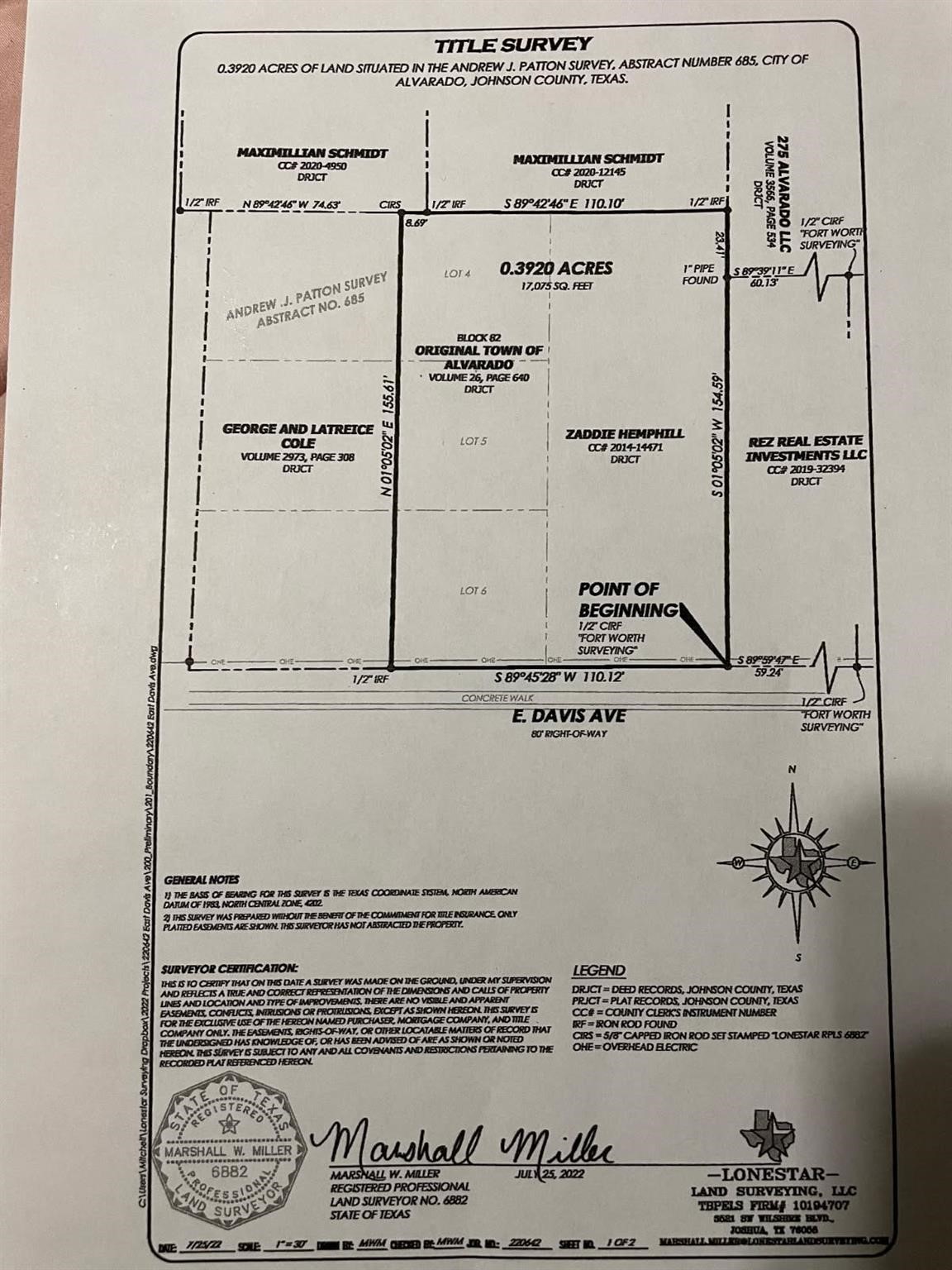 703 E Davis Avenue Alvarado TX 76009