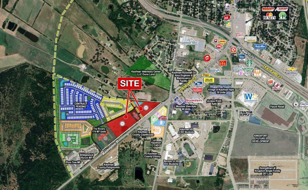 Lakeside Drive South Washington Street Kaufman TX 75142