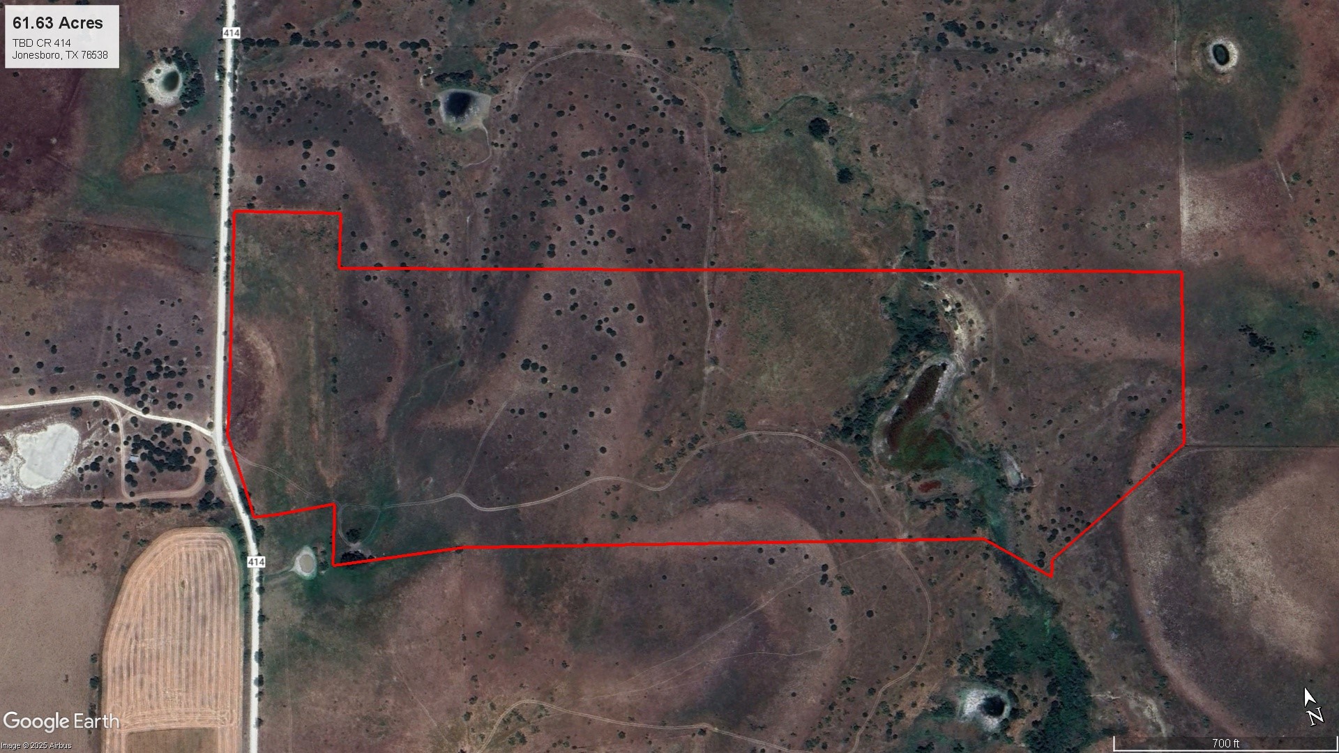 TBD-61.63 Acres Cr 414 Jonesboro TX 76538