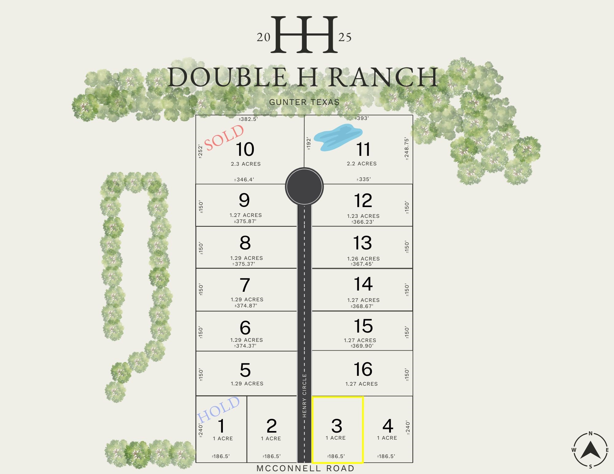 Tbd Lot 3 Mcconnell Road Gunter TX 75058