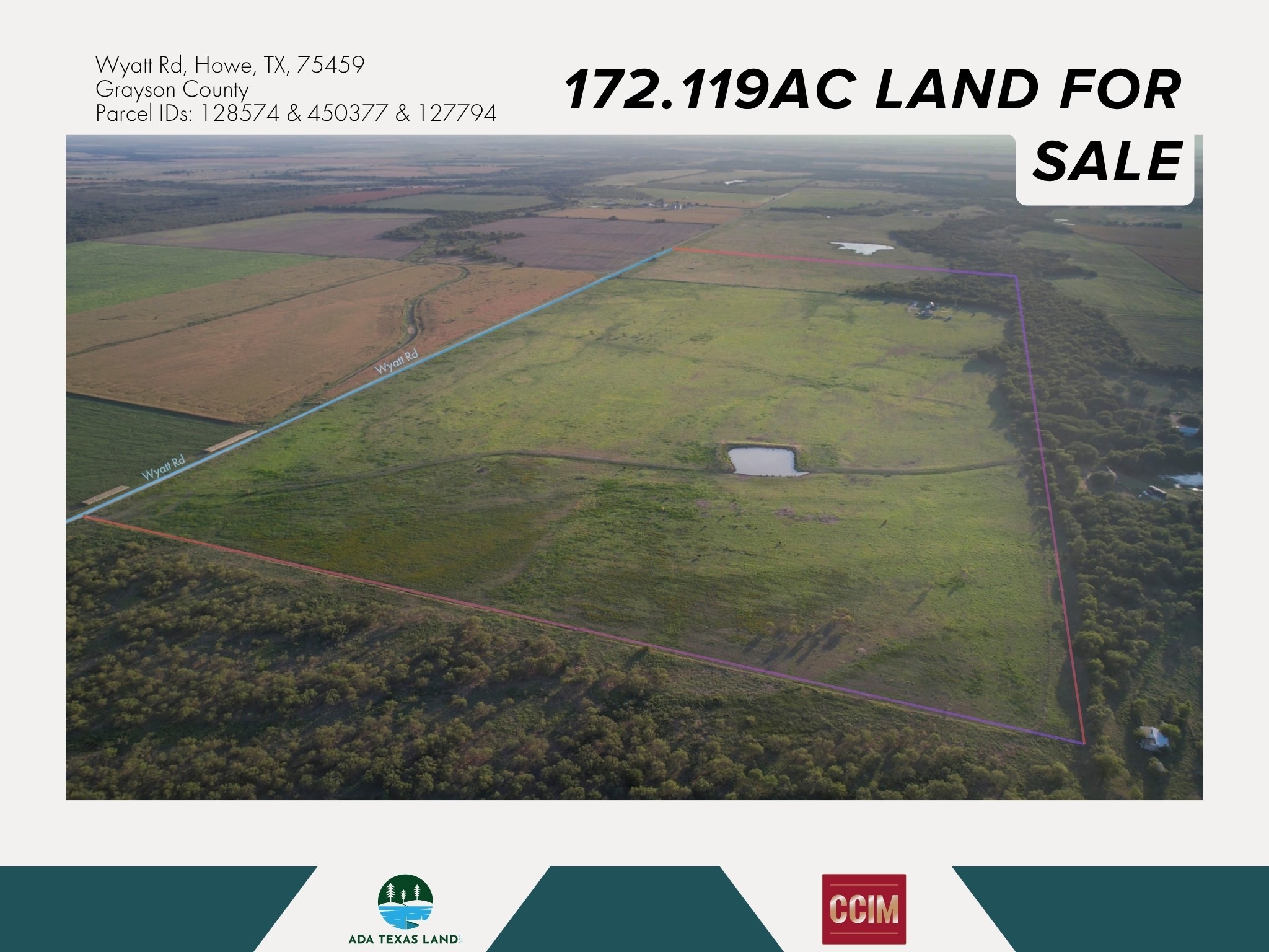 Tbd 172.12 Wyatt Road Howe TX 75092