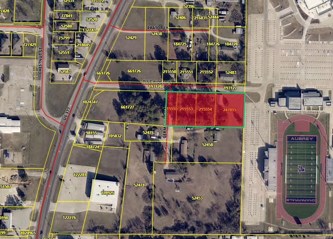 1.6 Acres Pine Ridge Lane Aubrey TX 76227
