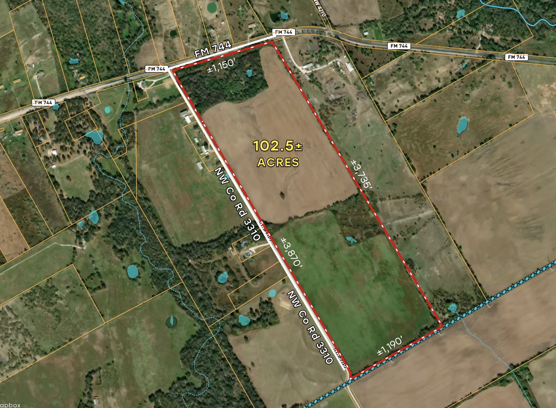 102.5 Acres Fm 744 Frost TX 76641