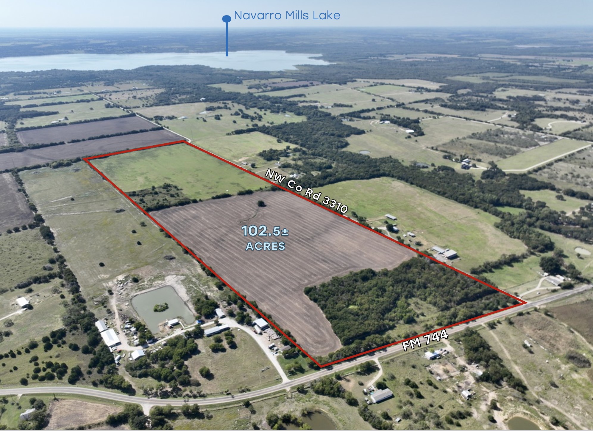 102.5 Acres Fm 744 Frost TX 76641