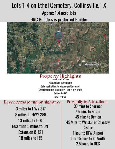 Lot 1 Ethel Cemetery Road Collinsville TX 76233