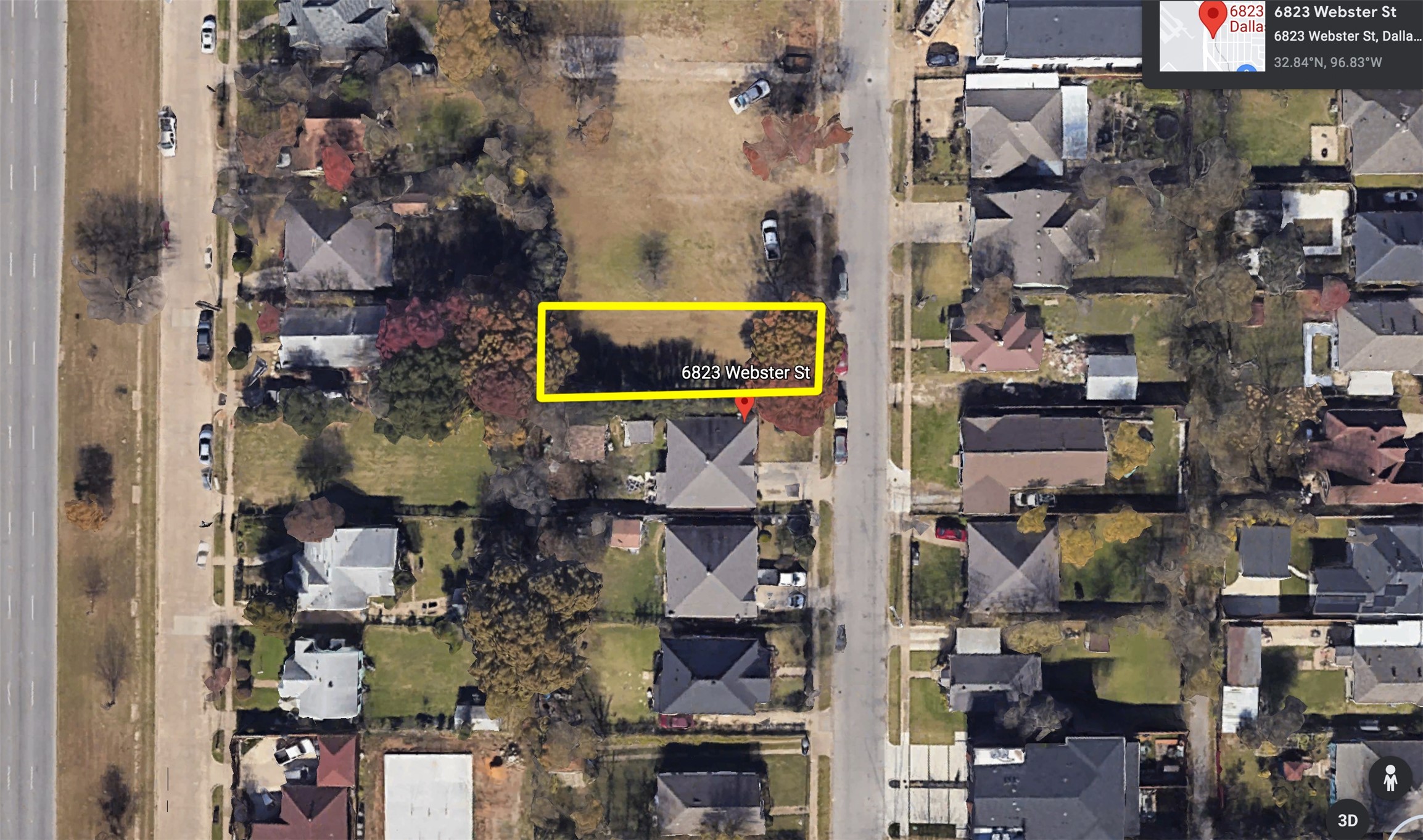 6823 Webster Street Dallas TX 75209