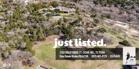 2102 Holly Ridge Court Cedar Hill TX 75104