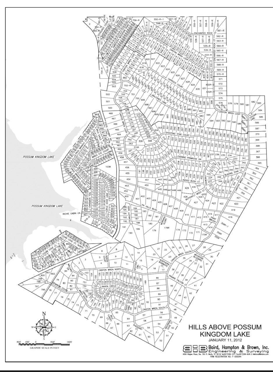 Lot 1049 Frog Branch Court Possum Kingdom Lake TX 76449
