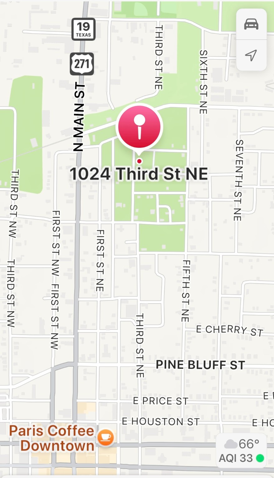 1024 NE 3rd Street Paris TX 75460