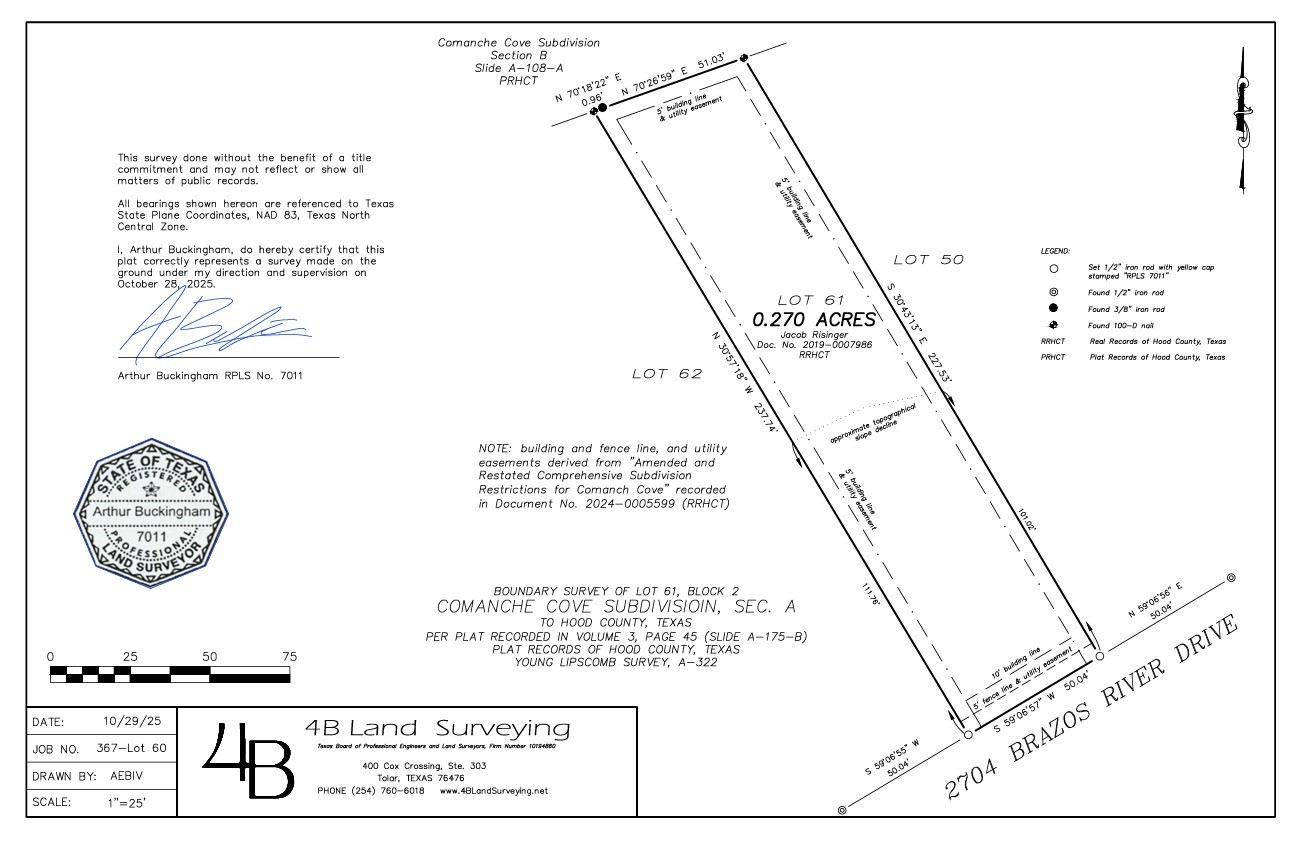 2704 Brazos River Drive Granbury TX 76048