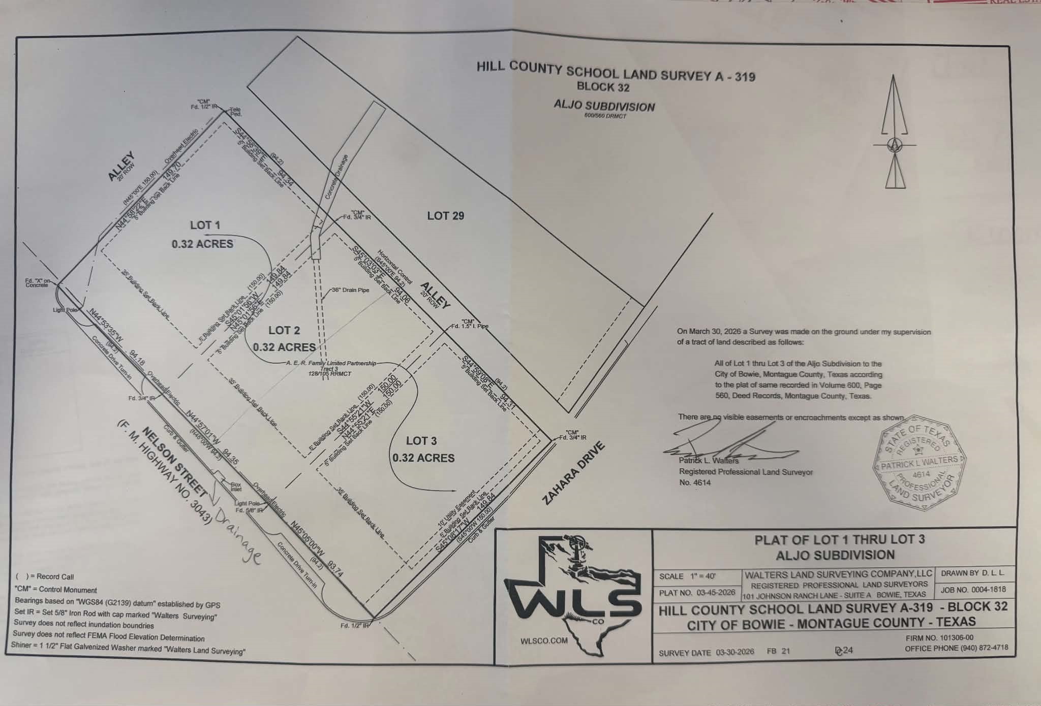 Lot 3 Aljo Nelson Street Bowie TX 76230