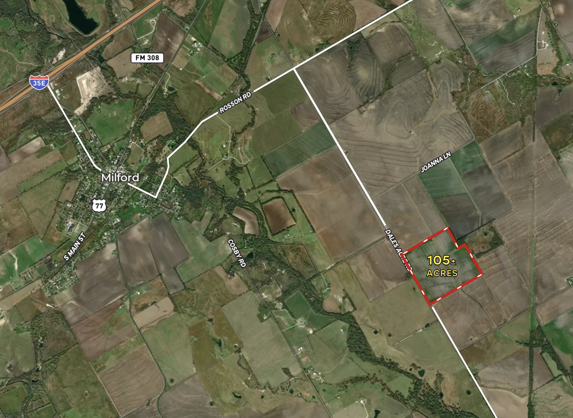 Tbd 105 Acres Dale Acres Road Milford TX 76670