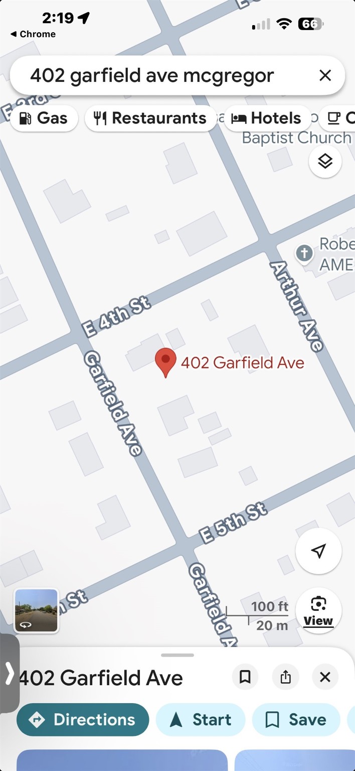402 Garfield Street Mcgregor TX 76657