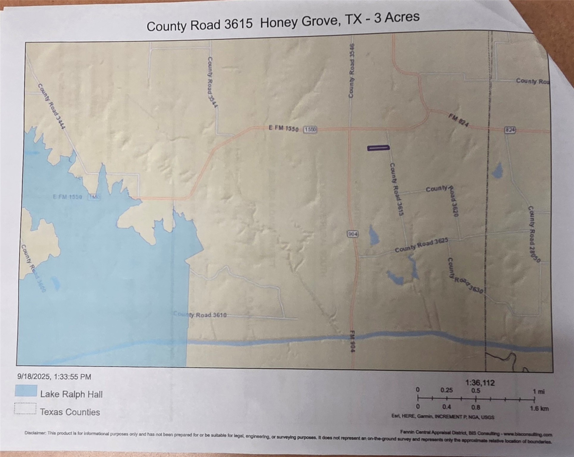 Tbd County Road 3615 Honey Grove TX 75446