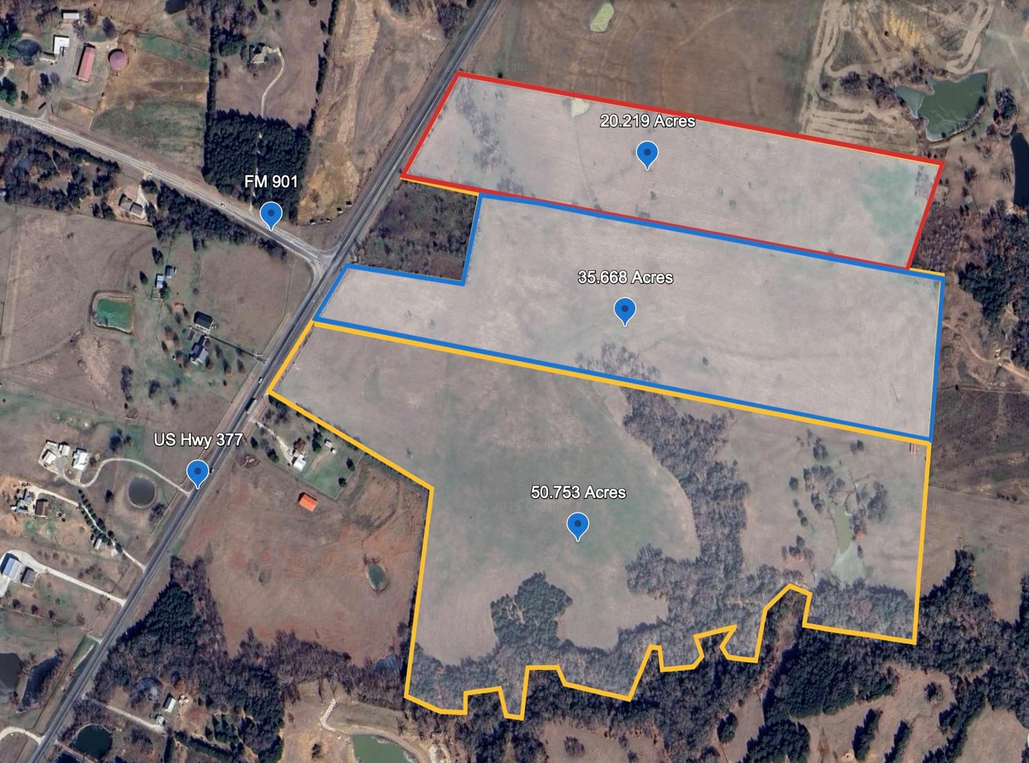 35+ Acres Us Highway 377 Gordonville TX 76245