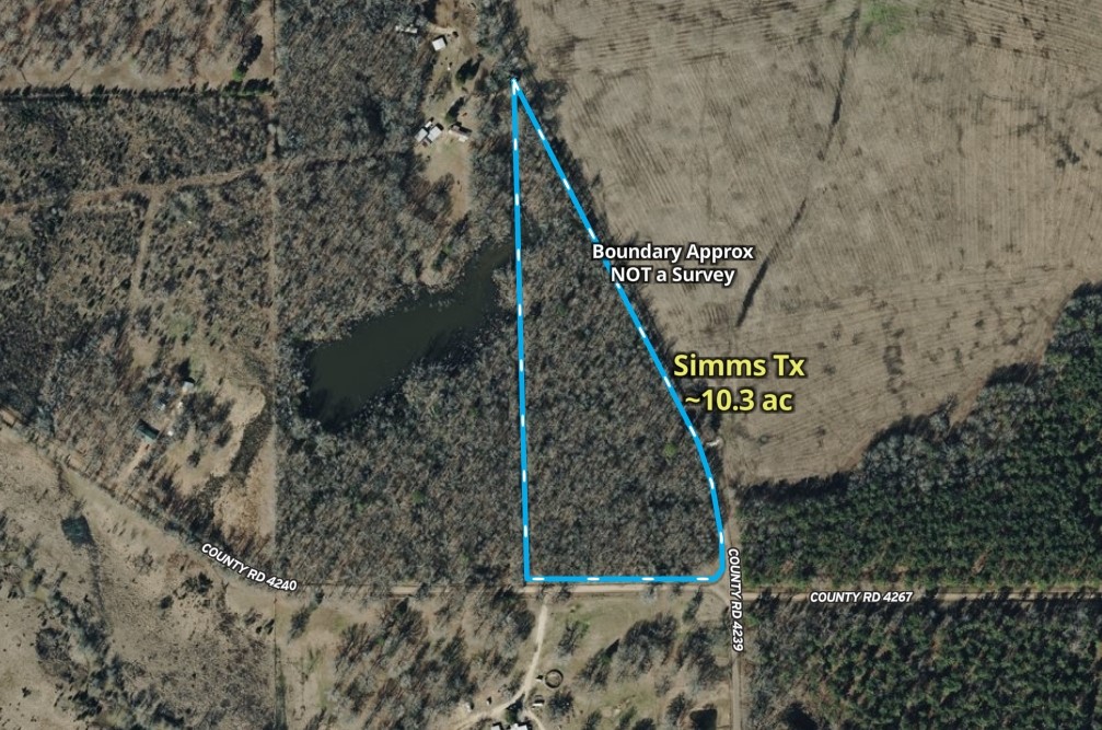 NW Cr4239 At Cr4240 Simms TX 75574