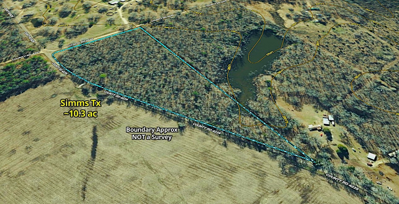 NW Cr4239 At Cr4240 Simms TX 75574