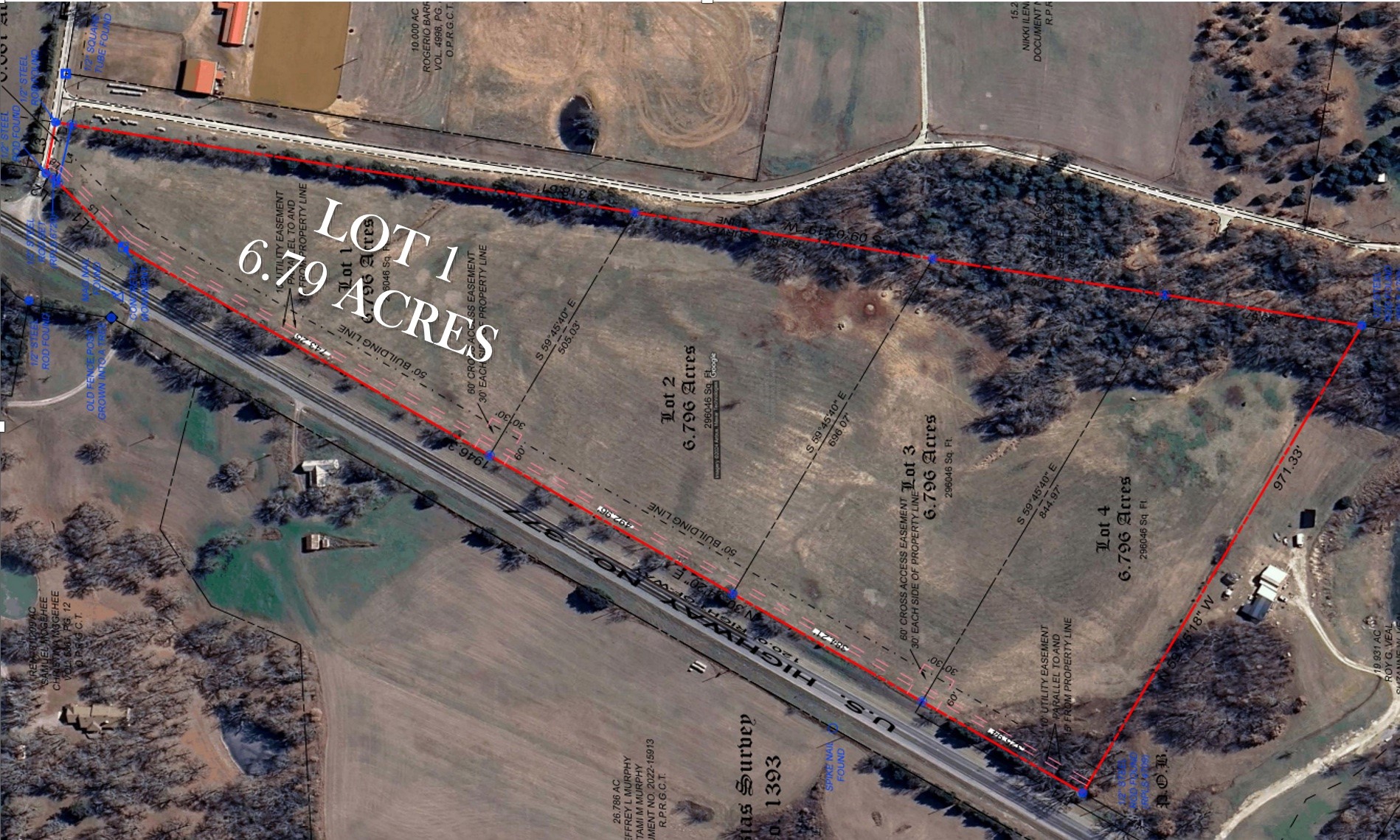 Lot 1 Tba Us Highway 377 Highway Gordonville TX 76264