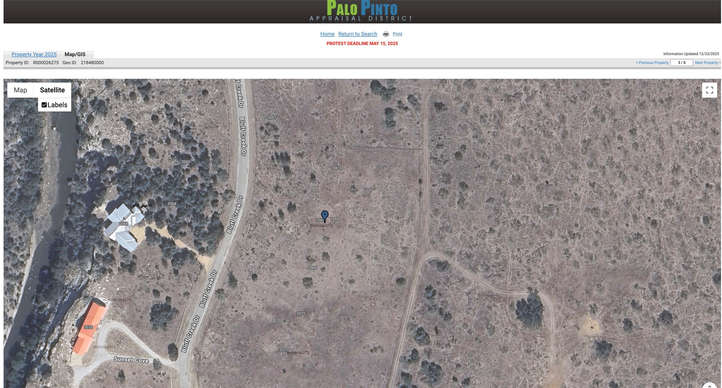 Lot 5r Bluff Creek Drive Possum Kingdom Lake TX 76475