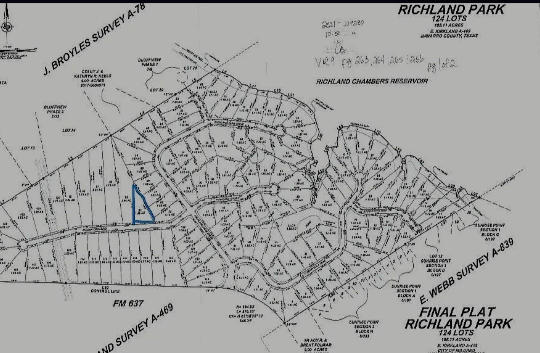 94 Pisgah Crossing 1.26 Acres Corsicana TX 75109